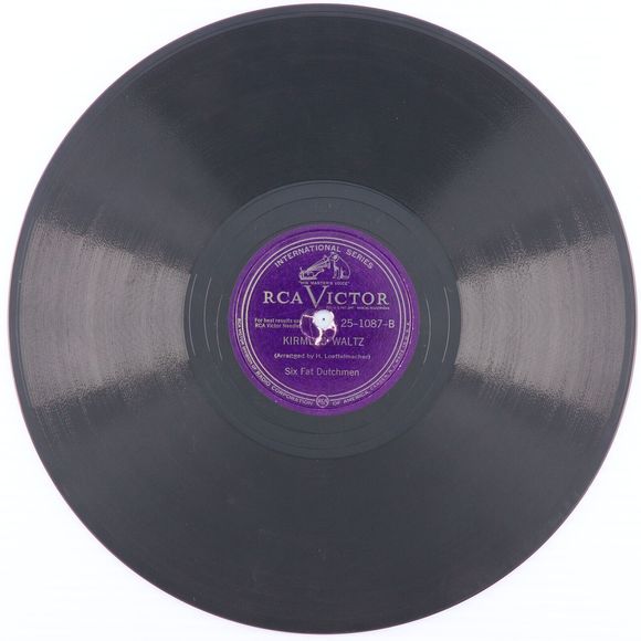 The Six Fat Dutchmen – Musicians Play All Night - 1947 10" 78 rpm Record 25-1087 - Picture 4 of 16